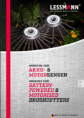 Brushes for battery-powered & motorised brushcutters Brushes for battery-powered & motorised brushcutters